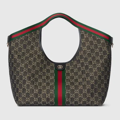 Gucci Giglio Large Tote Bag In Black