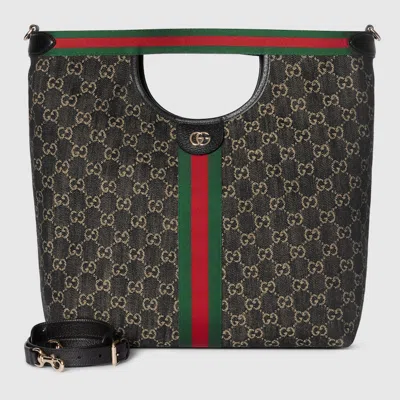 Gucci Giglio Large Tote Bag In Black