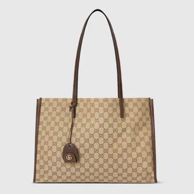 Gucci Grosser Shopper Mit Charm In Sand