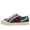 Gucci (gs)   Tennis 1977 Sneaker 'blue Ivory Gg Denim' In Multi