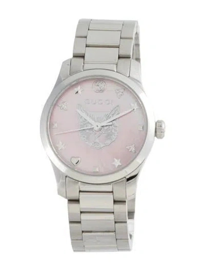 Pre-owned Gucci G-timeless Watch, 27mm In Multi