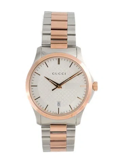 Pre-owned Gucci G-timeless Watch, 38mm In Multi
