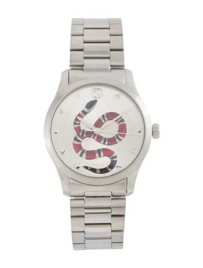 Pre-owned Gucci G-timeless Watch, 38mm In Multi