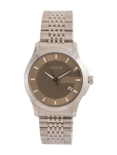 Pre-owned Gucci G-timeless Watch, 38mm In Multi