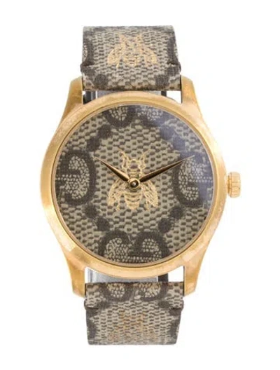 Pre-owned Gucci G-timeless Watch In Multi
