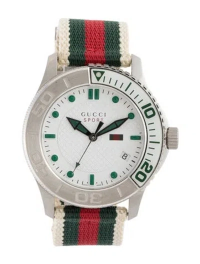 Pre-owned Gucci G-timeless Watch In Multi