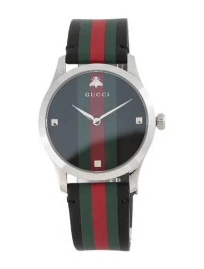 Pre-owned Gucci G-timeless Watch In Multi