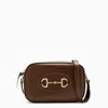 Gucci Horsebit 1955 Small Leather Shoulder Bag In Brown