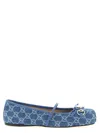 Gucci Signature Horsebit Detail Gg Monogram Ballet Flats In Multi