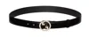 Gucci Belts Blacks And Greys In Black