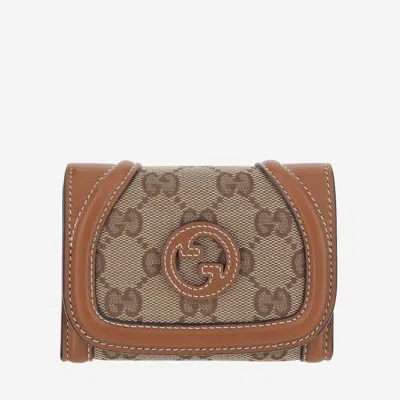 Gucci Blondie Card Holder In Brown