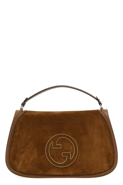 Gucci ' Blondie' Large Handbag In Brown