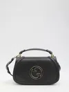 Gucci Medium Blondie Leather Crossbody Bag In Black