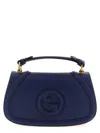 Gucci Womens Plastic Blu Blondie Medium Leather Top Handle Bag In Blue