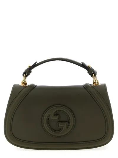 Gucci ' Blondie' Medium Handbag In Green