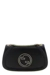 Gucci Blondie Medium Leather Shoulder Bag In Black