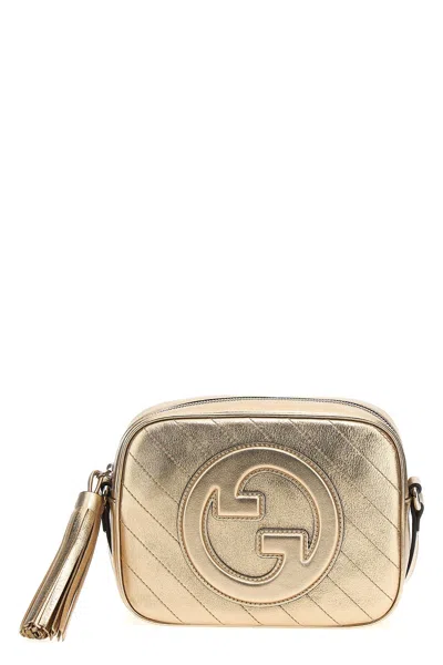 Gucci ' Blondie' Small Shoulder Bag In Gold