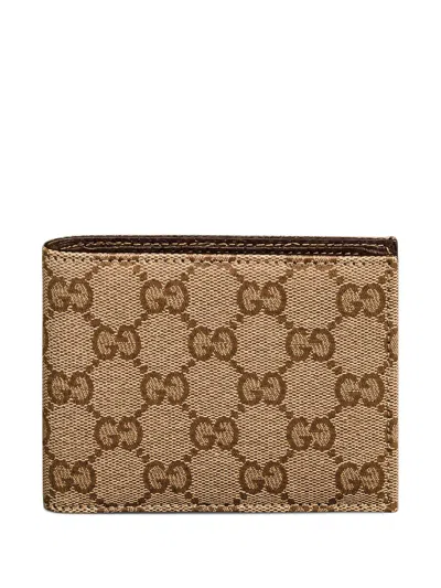 Gucci Brown Leather Bill Wallet