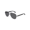 Gucci Round-frame Sunglasses In Gray