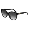 Gucci Gg0631s001 Black Black Grey
