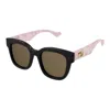 Gucci Square-frame Sunglasses In Black