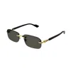 Gucci Gg1221s M 001 Rectangle Sunglasses