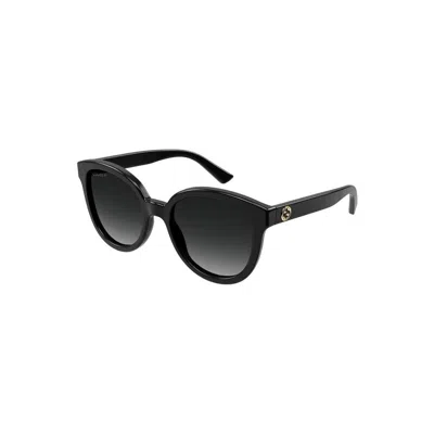 Gucci Elegant Round Sunglasses For Women In Black