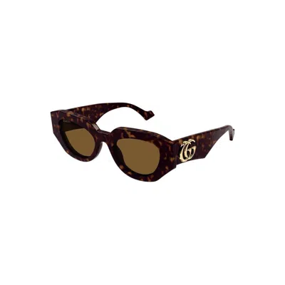 Gucci Fay Toggle Coat In Wool Cloth In Brown