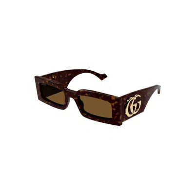 Gucci Gg1425s 002 In Brown