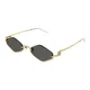 Gucci Geometric-frame Sunglasses