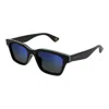 Gucci Blue Gradient Square Men's Sunglasses Gg1641sa 003 53