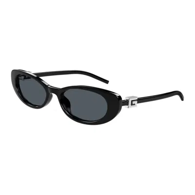 Gucci Black-black-grey Injectate Sunglasses