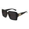 Gucci Oversized Plastic Square Sunglasses In Black