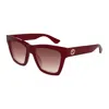 Gucci Gg1714s-003 Burgundy-burgundy-red