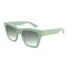 Gucci Grey Gradient Cat Eye Ladies Sunglasses Gg1714s 004 54