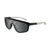 Gucci Shield-frame Sunglasses In Black