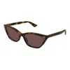 Gucci Eyewear Cat-eye Frame Sunglasses In Multi