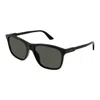 Gucci Gg1819s-001black-black-grey In Black