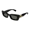 Gucci Grey Cat Eye Ladies Sunglasses Gg1827s 001 49 In Black