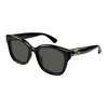 Gucci Gg1830sk001-black-black-grey In Black