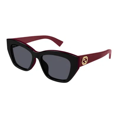 Gucci Grey Cat Eye Ladies Sunglasses Gg1844sa 004 55 In Black