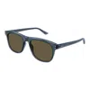Gucci Square Frame Sunglasses In Gray