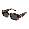 Gucci Grey Rectangular Ladies Sunglasses Gg1906s 001 53 In Multi