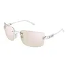 Gucci Signoria Rectangular Glasses In Transparent
