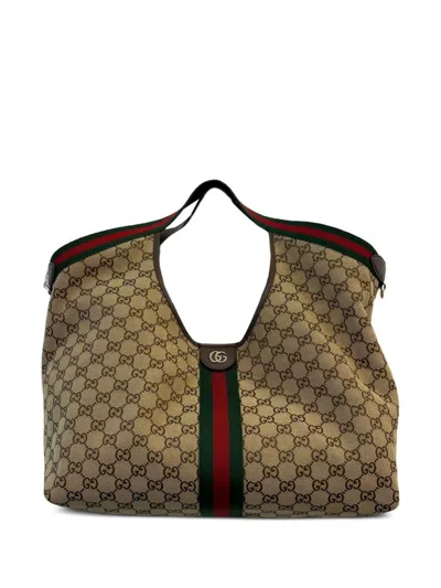 Gucci Giglio Large Tote In Sand