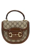 Gucci Women Gg Supreme Fabric Mini Horsebit 1955 Handbag