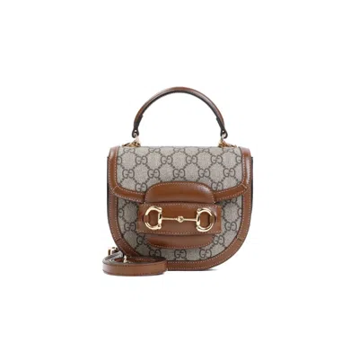 Gucci Horsebit 1955 Mini Handbag In Gray