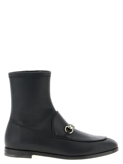 Gucci ' Jordaan' Ankle Boots In Black