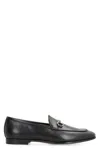 Gucci Jordaan Leather Horsebit Loafers In Black