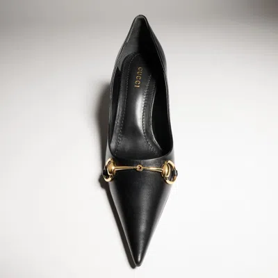 Gucci Jordan Classic Horsebit Loafer Nero In Black